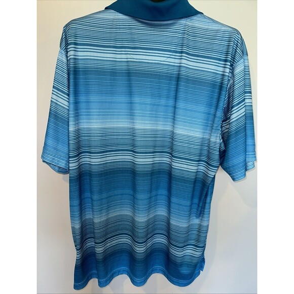 Ben Hogan Performance Polo Shirt Mens XL Stretch Golf  Blue - Picture 3 of 3